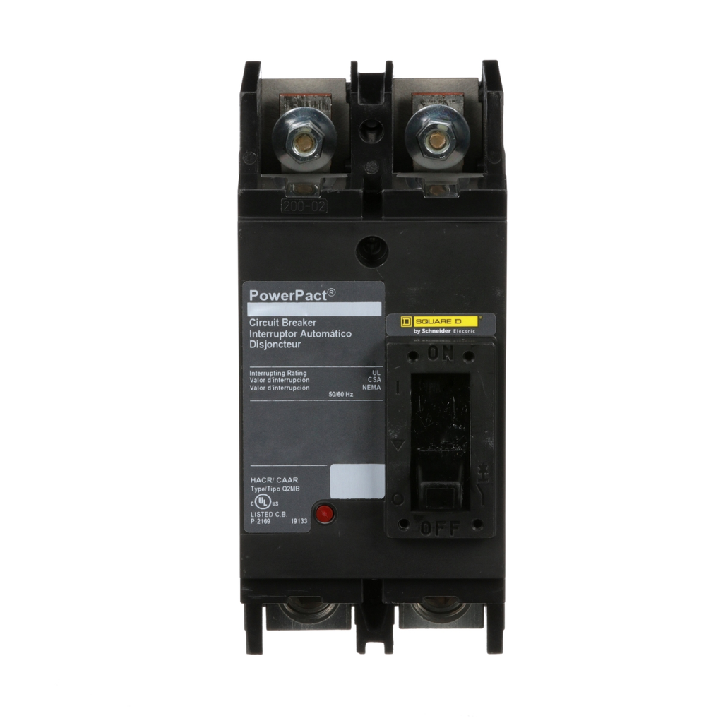 Mayer-DDS-Circuit breaker, PowerPacT Q, 125A, 2 pole, 240VAC, 65kA, lugs, thermal magnetic, 80%, bottom of panel-2