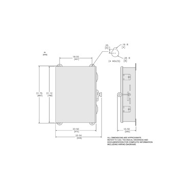 Mayer-DDS-Safety switch, double throw, non fusible, 3 pole, 3 wire, 480VAC, 250VDC, 200A, Type 4/4X/5, 304 stainless steel-2