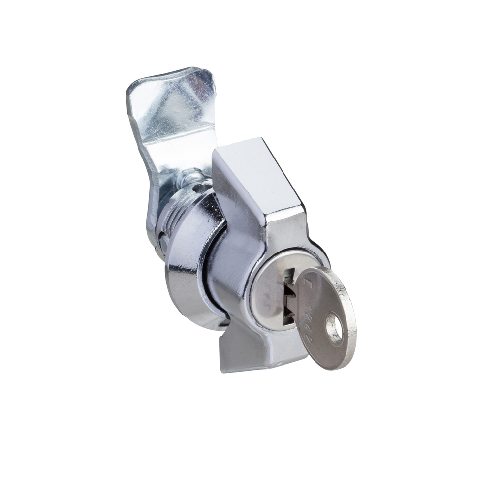 Mayer-DDS-Chrome-plated handle lock 1242 E for PanelSeT S3X enclosure-1