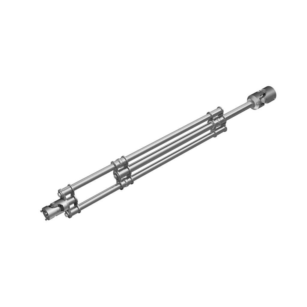 Mayer-DDS-double telescopic axis, Lexium P, T, mounted with universal joints-1