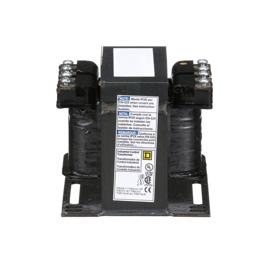 Mayer-DDS-Transformer, Type T, industrial control, 200VA, 1 phase, 277V primary, 120V secondary, 80C rise-2