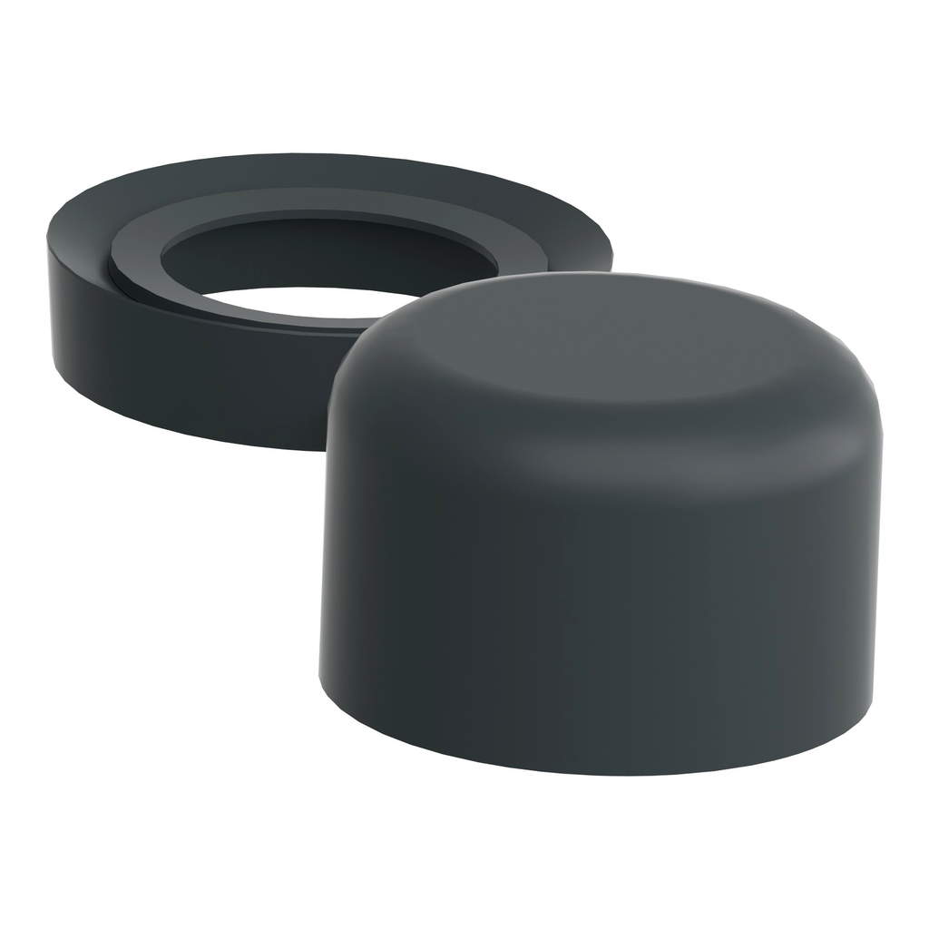 Mayer-DDS-Protective cover, Harmony XB4, for 22mm push button head, plastic, black-2