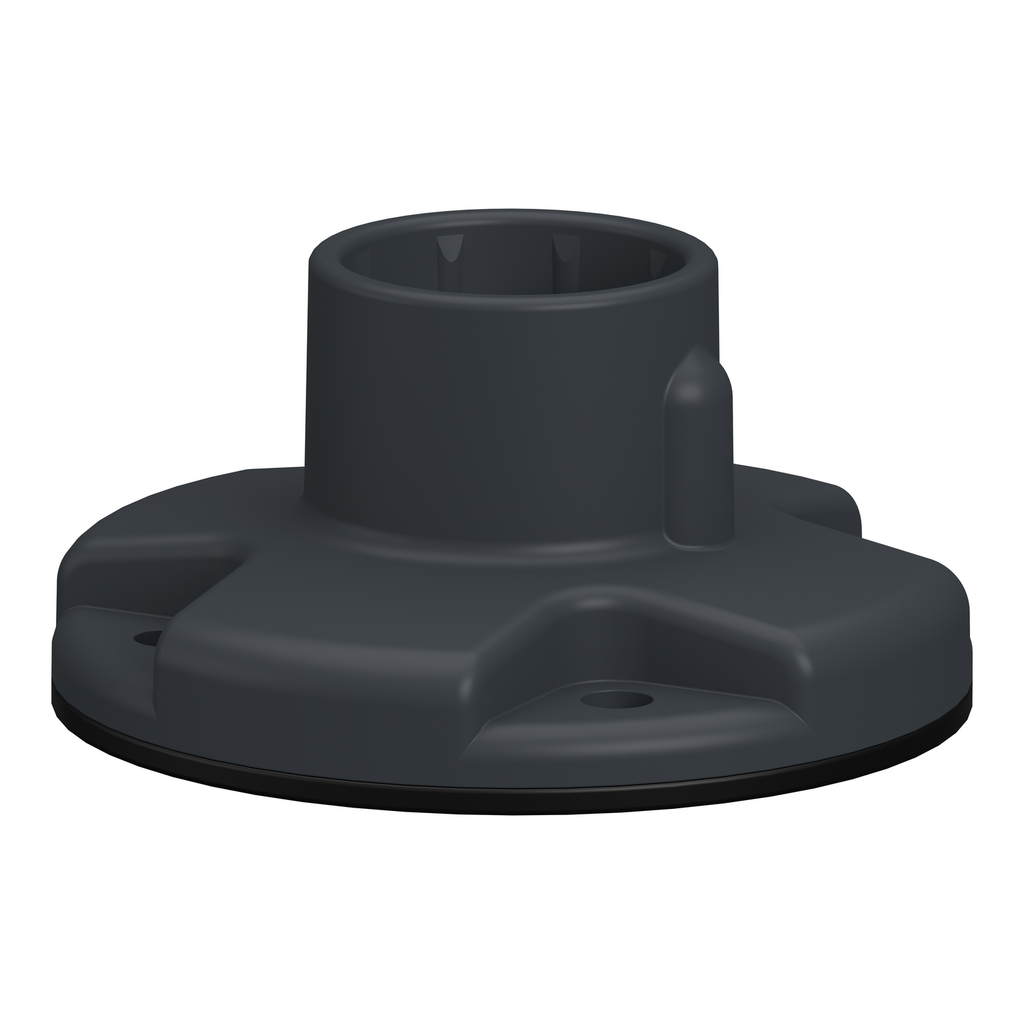 Mayer-DDS-Universal Mounting Accessory, Harmony XV4/XV6/XVB7 Modular Tower Light, Plastic Fixing Plate, Grey-1