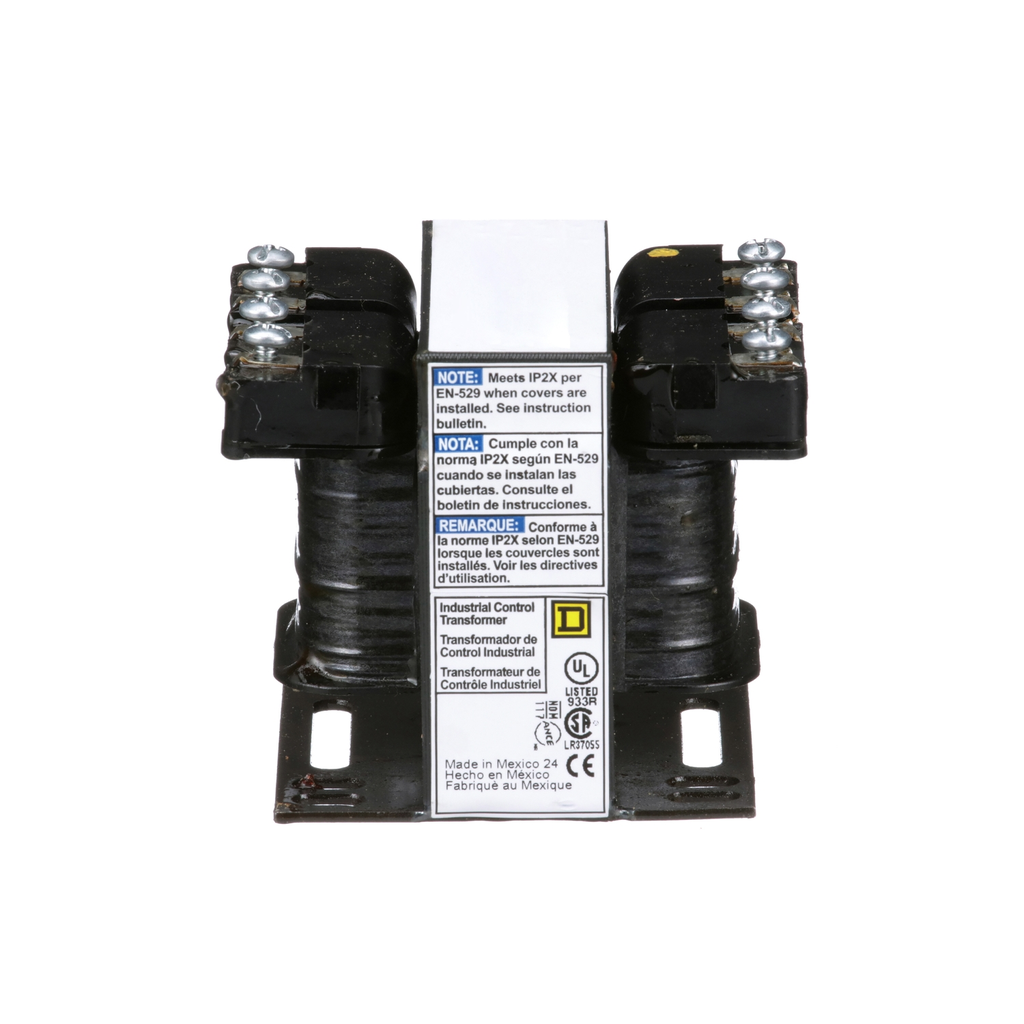 Mayer-DDS-Transformer, Type T, industrial control, 50VA, 1 phase, 600V primary, 12/24V secondary, 55C rise-2