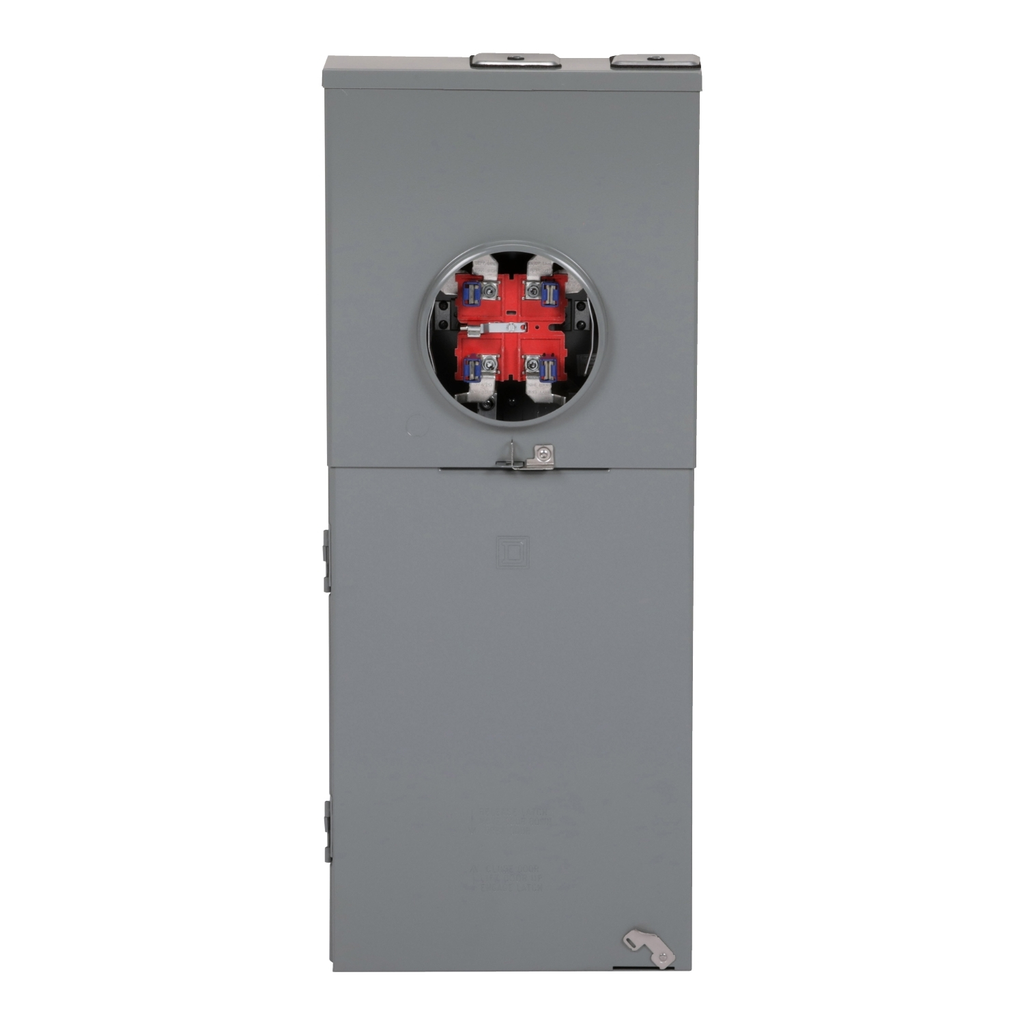 Mayer-DDS-Meter mains, QO, CSED, ringless socket, 200A, surface mount, maximum 8 spaces, 16 circuits, horn bypass-2