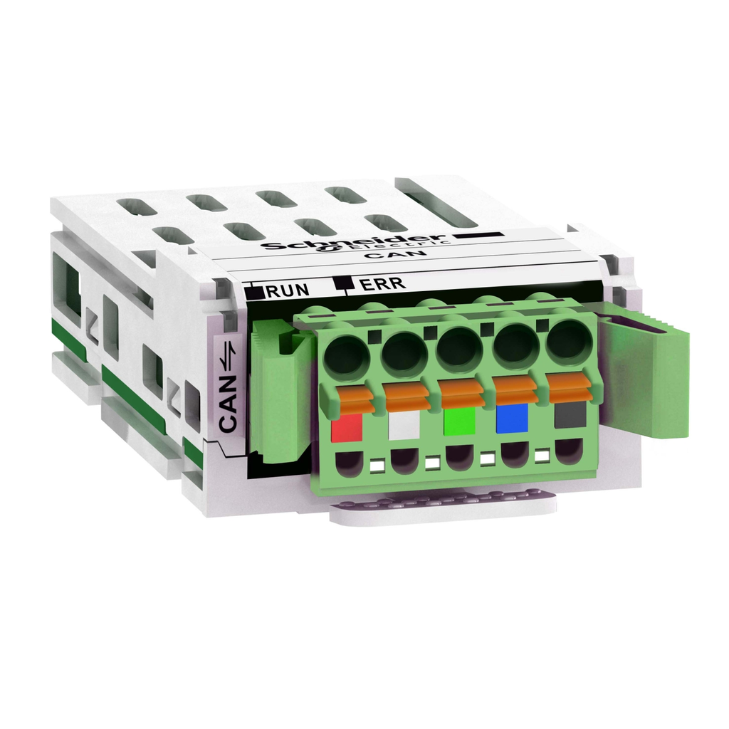 Mayer-DDS-communication module CANopen, Altivar, Lexium, spring 5 way terminal block-1