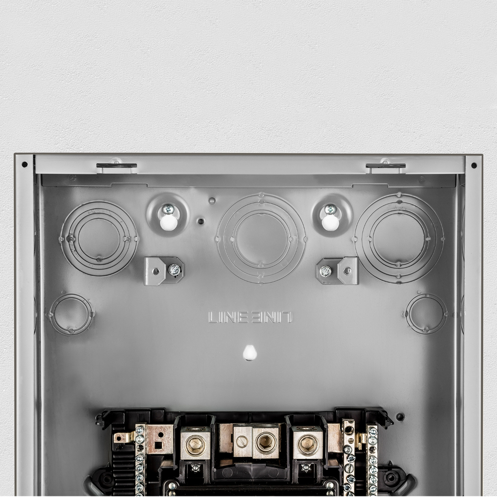 Mayer-DDS-Cover, QO, for 30 space load center, mono flat, combination flush and surface, gray-2