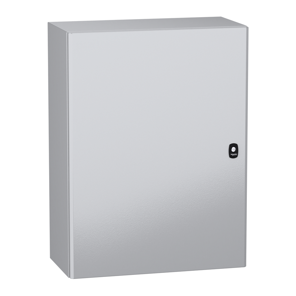 Mayer-DDS-Wall mounted steel enclosure, PanelSeT S3DC, plain door, without plain chasis, 800x600x300mm, IP66, IK10-1