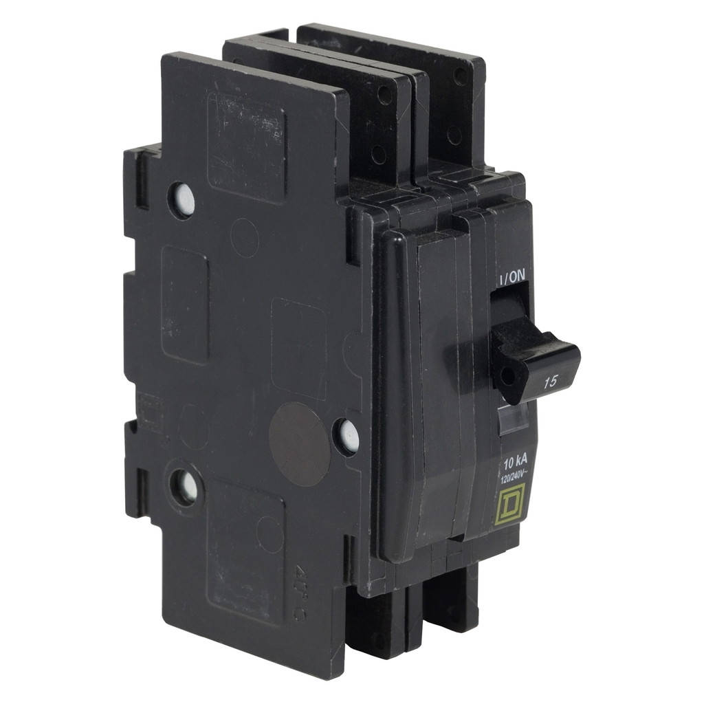 Mayer-DDS-Mini circuit breaker, QOU, 10A, 2 pole, 120/240 VAC, 10kA, ring terminal-2