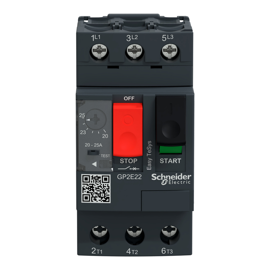Mayer-DDS-Manual motor controller,Easy TeSys GP2E,3P,20-25A,thermal magnetic trip,screw clamp terminals-2