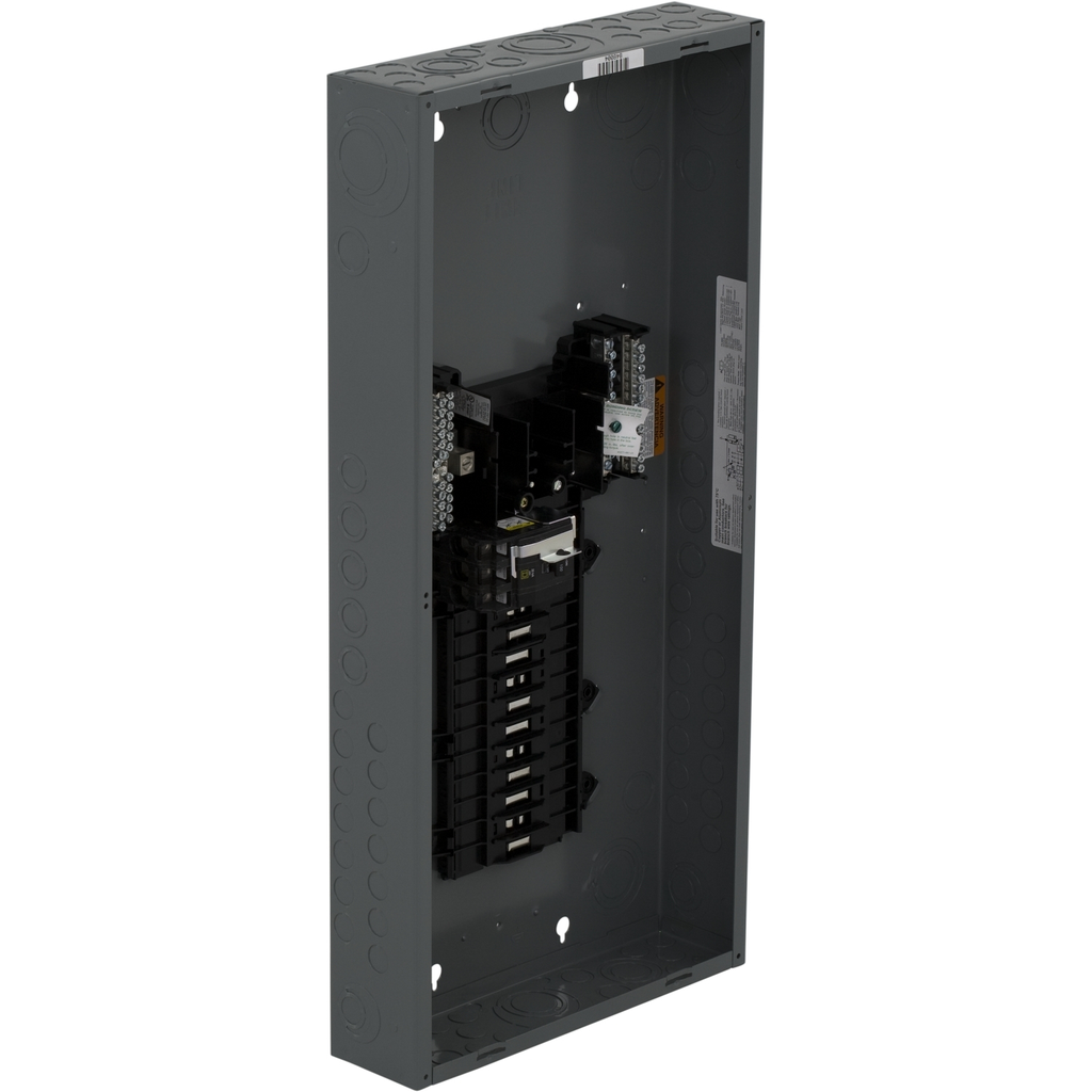Mayer-DDS-Load center, QO, 3 phase, 27 spaces, 27 circuits, 100A convertible main breaker, NEMA1-2
