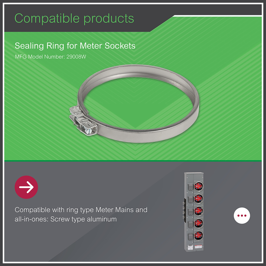 Mayer-DDS-Meter accessory, EZ Meter-Pak, sealing ring, screw type, aluminum-2