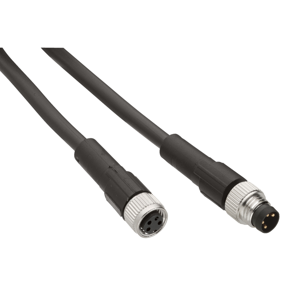 Mayer-DDS-TM7 expansion bus cable - straight - M12B female-wire - 10m-1