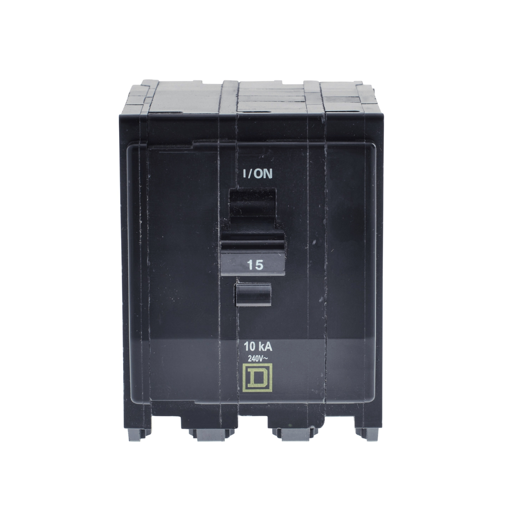 Mayer-DDS-Mini circuit breaker, QO, 15A, 3 pole, 120/240VAC, 10kA, plug in, 50 deg C-2