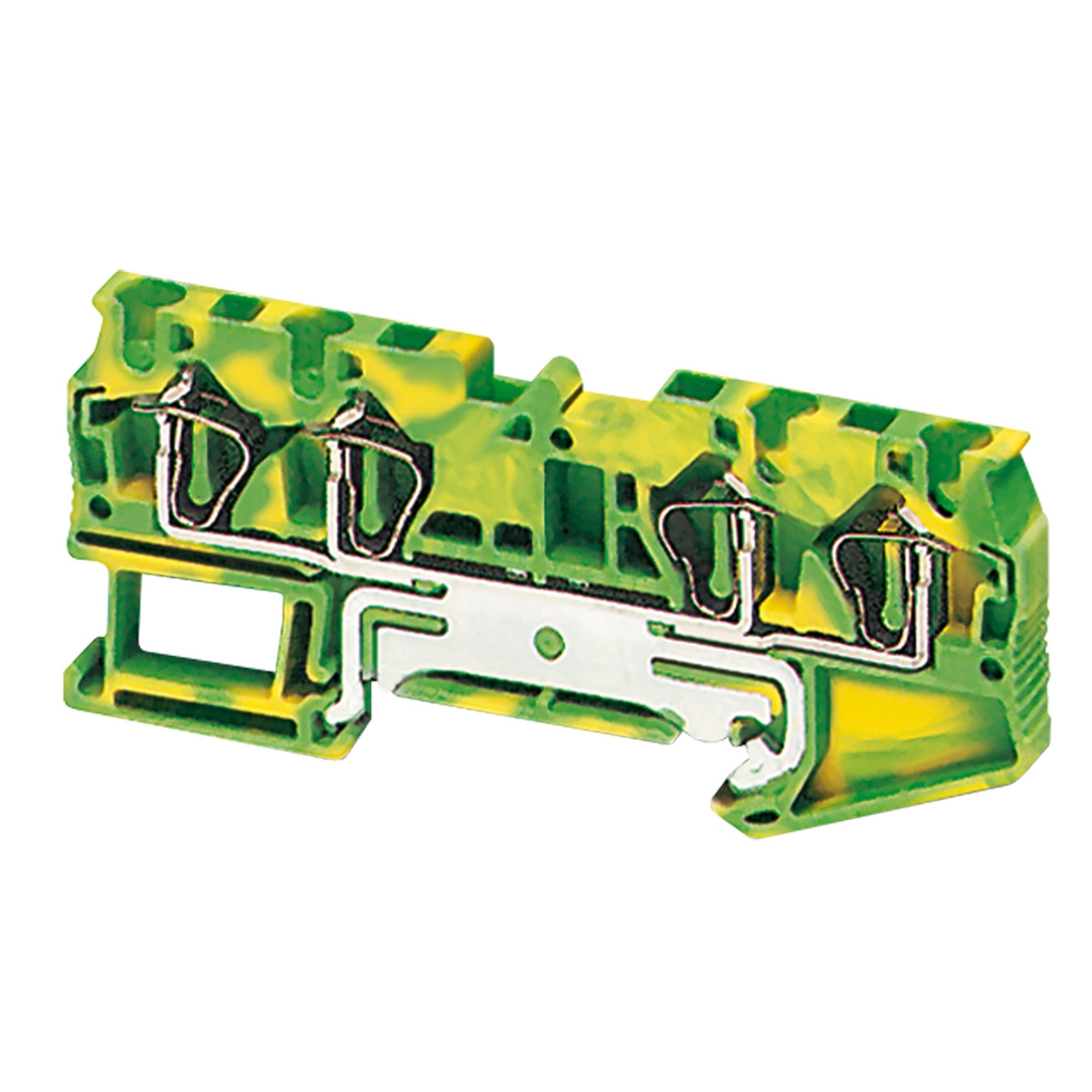 Mayer-DDS-Terminal block, Linergy TR, spring type, protective earth, 4 points, 4mm², green-yellow, set of 50-1