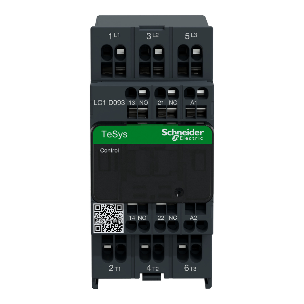 Mayer-DDS-IEC contactor, TeSys Deca, nonreversing, 9A, 5HP at 480VAC, 3 phase, 3 pole, 3 NO, 230VAC 50/60Hz coil, open style-2
