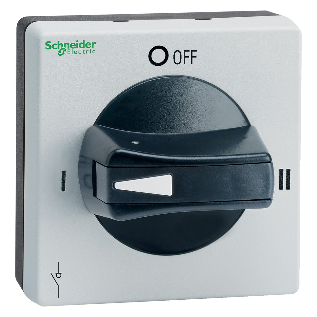 Mayer-DDS-Disconnect switch, TeSys VLS, protruding rotary handle, screw mounting, 65x65 mm, black handle, 5 mm shaft, changeover-1