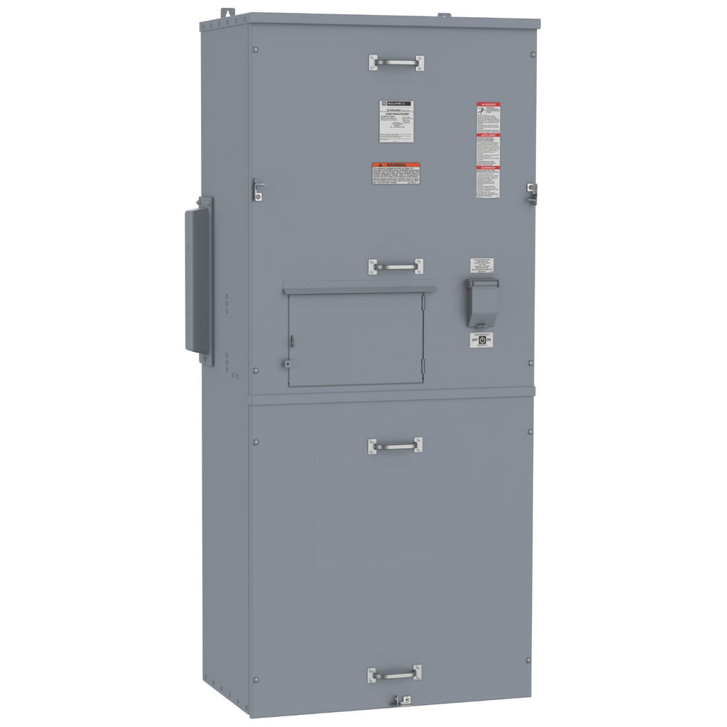 Mayer-DDS-Main circuit breaker unit, EZ Meter-Pak, 1600A, 240VAC max, 3ph/4W, 1200A bus, 65kA, OH/UG, Type 3R, ERMS-1