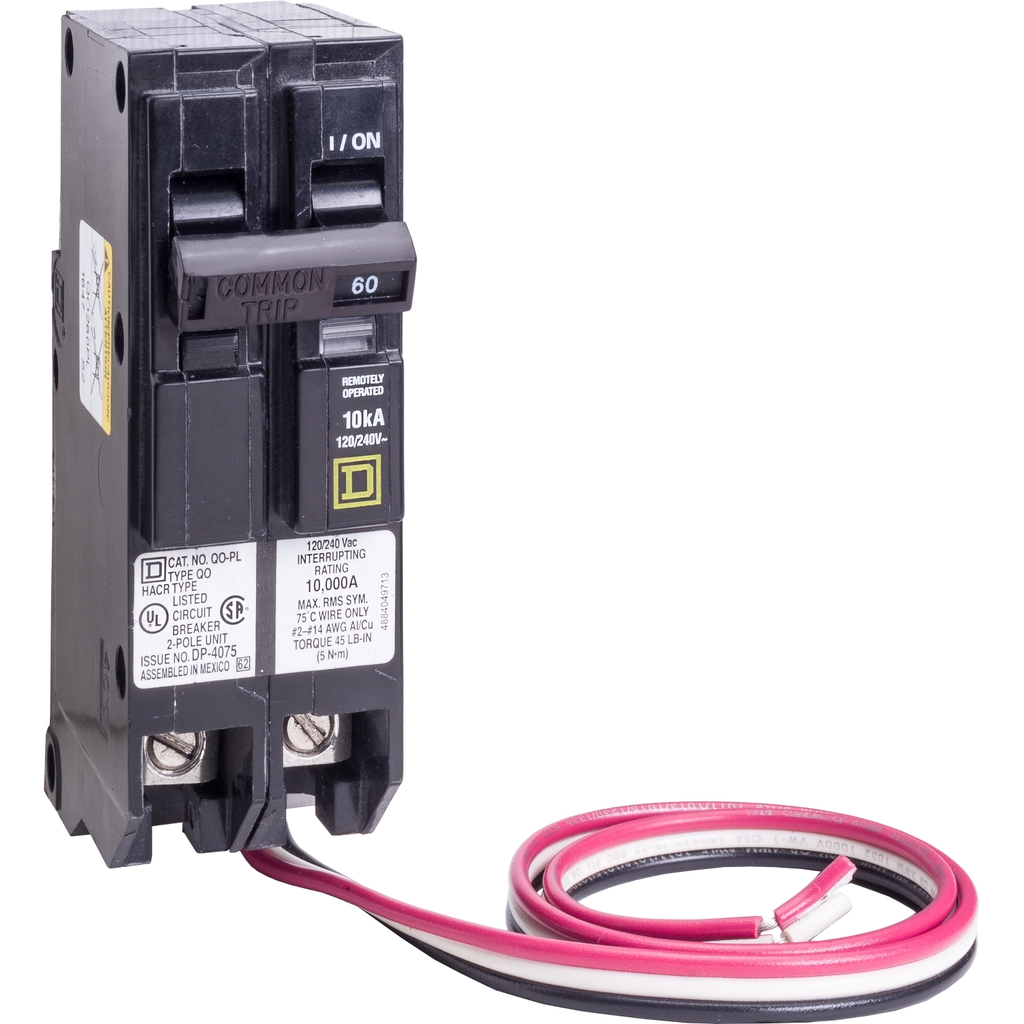 Mayer-DDS-Mini circuit breaker, QO, 60A, 2 pole, 120/240VAC, 10kA, plug in, Powerlink-1