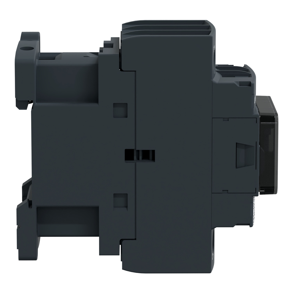 Mayer-DDS-IEC contactor, TeSys Deca, nonreversing, 25A, 15HP at 480VAC, up to 100kA SCCR, 3 phase, 3 NO, 36VDC coil, open style-2