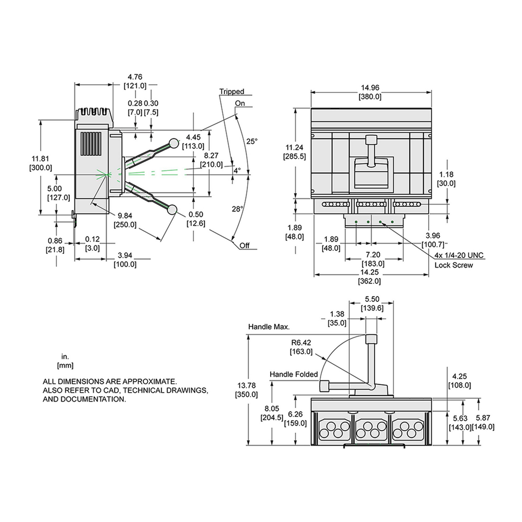 Mayer-DDS-Circuit breaker, PowerPacT R, 1000A, 3 pole, 600VAC, 18kA, I-Line, Micrologic 5.0, 100%-1
