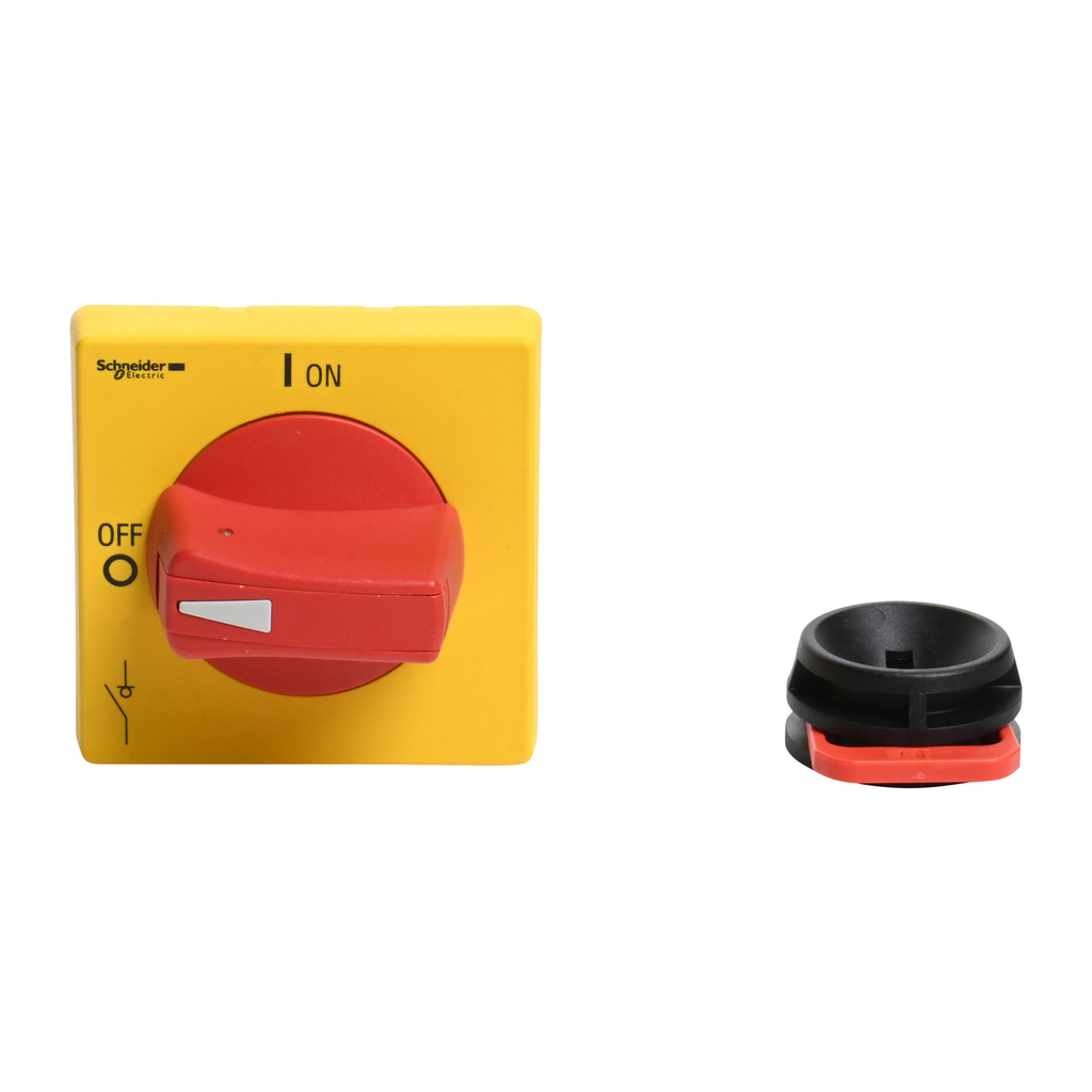 Mayer-DDS-Disconnect switch, TeSys VLS, protruding rotary handle, hole mounting, 65x65mm, red handle, 5mm shaft-2