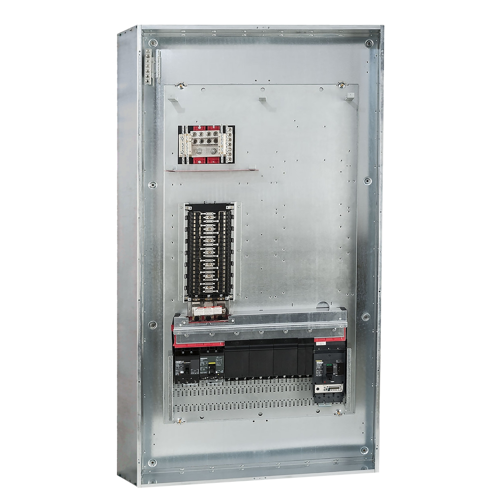 Mayer-DDS-Panelboard, I-Line, 400A, 3 phase, 225A NQ lighting section with 42 circuits, Cu bus-1