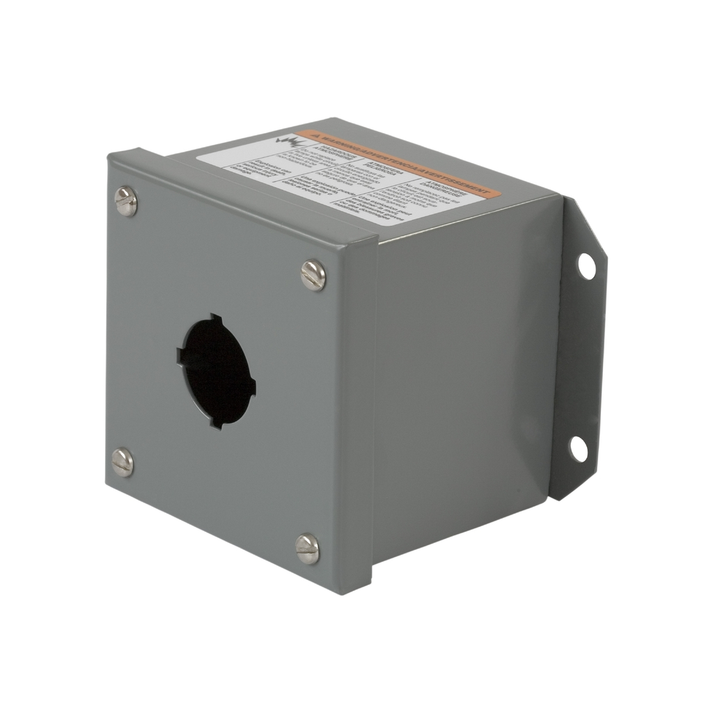 Mayer-DDS-Empty enclosure control station, Harmony 9001K, sheet steel, 1 cut out, 30mm, NEMA 3 13-1