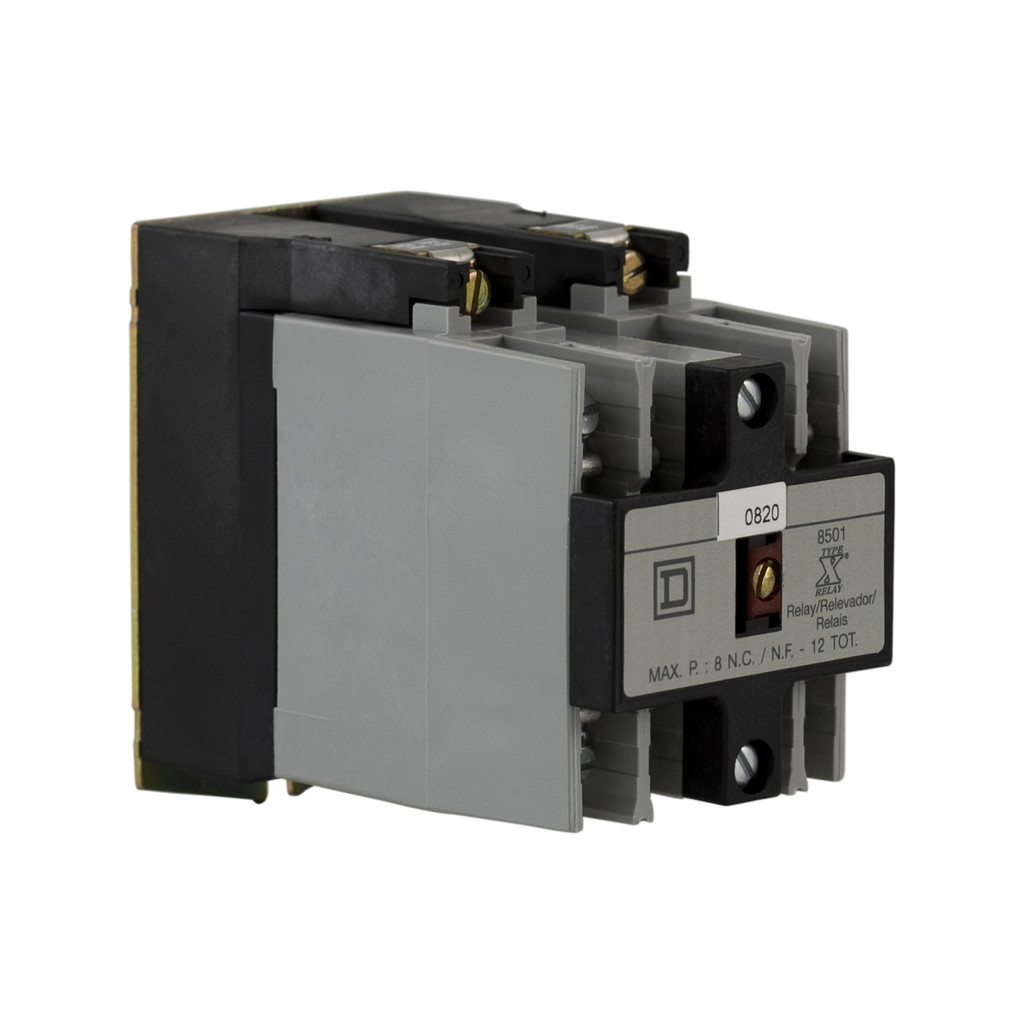 Mayer-DDS-NEMA Control Relay, Type X, machine tool, 10A resistive at 600 VAC, 3 NO and 3 NC contacts, 110/120 VAC 50/60 Hz coil-2