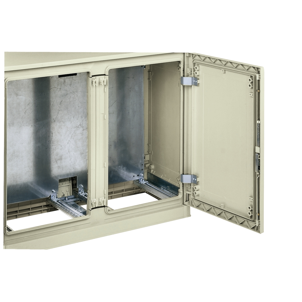 Mayer-DDS-adaptor plates for vers.PLAZorZT D420mm 2doors mounting NSYPAPL/DPLA/DLP/BRF/BRP-2