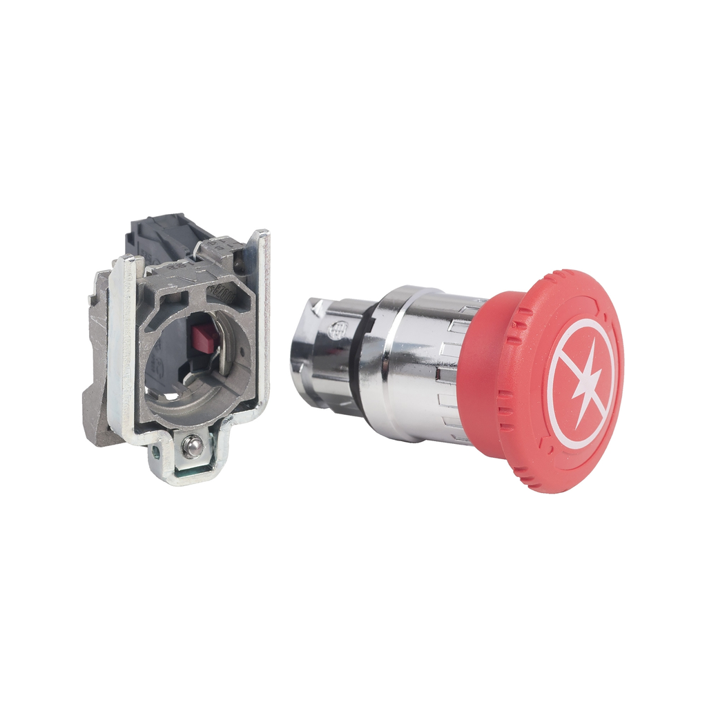 Mayer-DDS-Head for non illuminated push button, Harmony XB4, pushbutton 22mm, control station, customer special-1