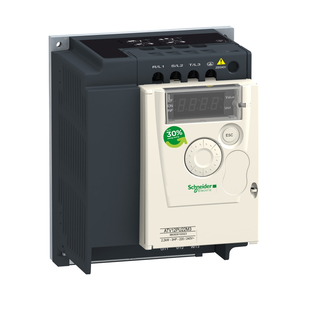 Mayer-DDS-variable speed drive, Altivar 12, 1.5kW, 2hp, 200 to 240V, 3 phases, on base plate-1