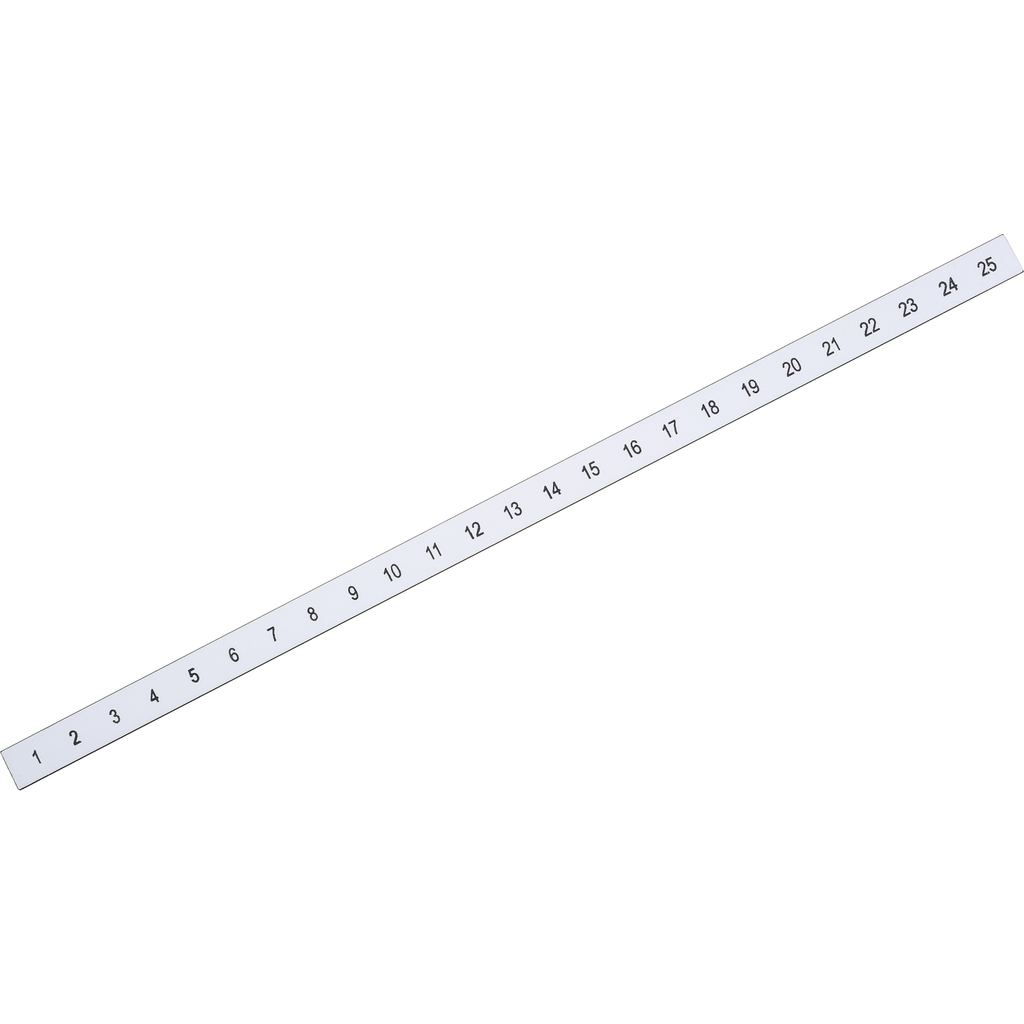 Mayer-DDS-Terminal block, Linergy, marking strip, numbered 1 to 25, for 9080GA6 or 9080GP6 terminal blocks-1