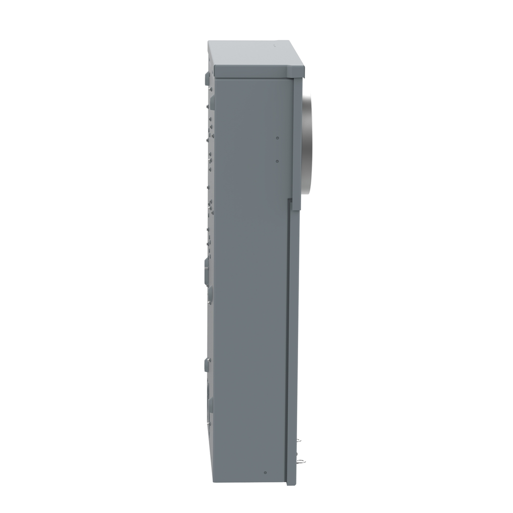 Mayer-DDS-Meter main, Homeline, CSED, ring type, underground, 8 space, 16 circuit, 100A, surface, solar ready, no bypass-3