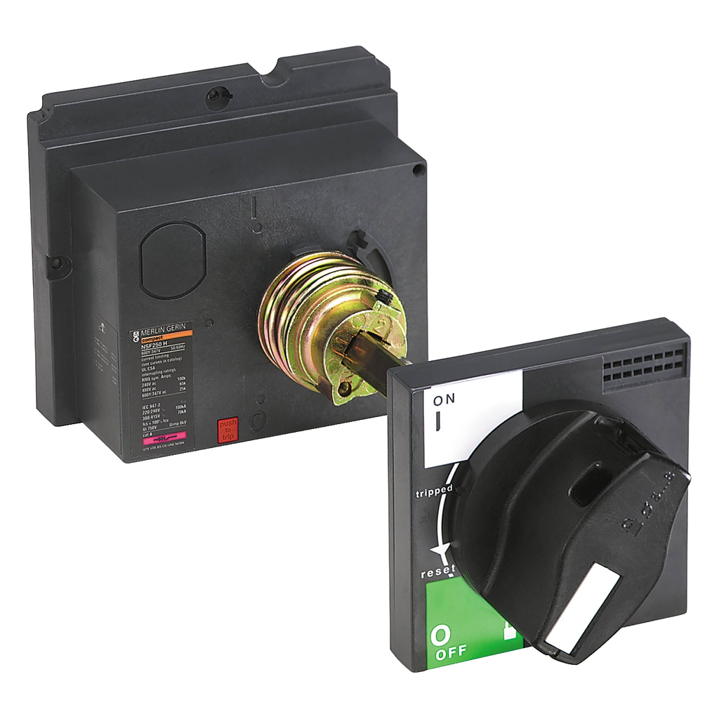 Mayer-DDS-Circuit breaker accessory, PowerPacT L, handle, rotary, telescoping, field installable-1