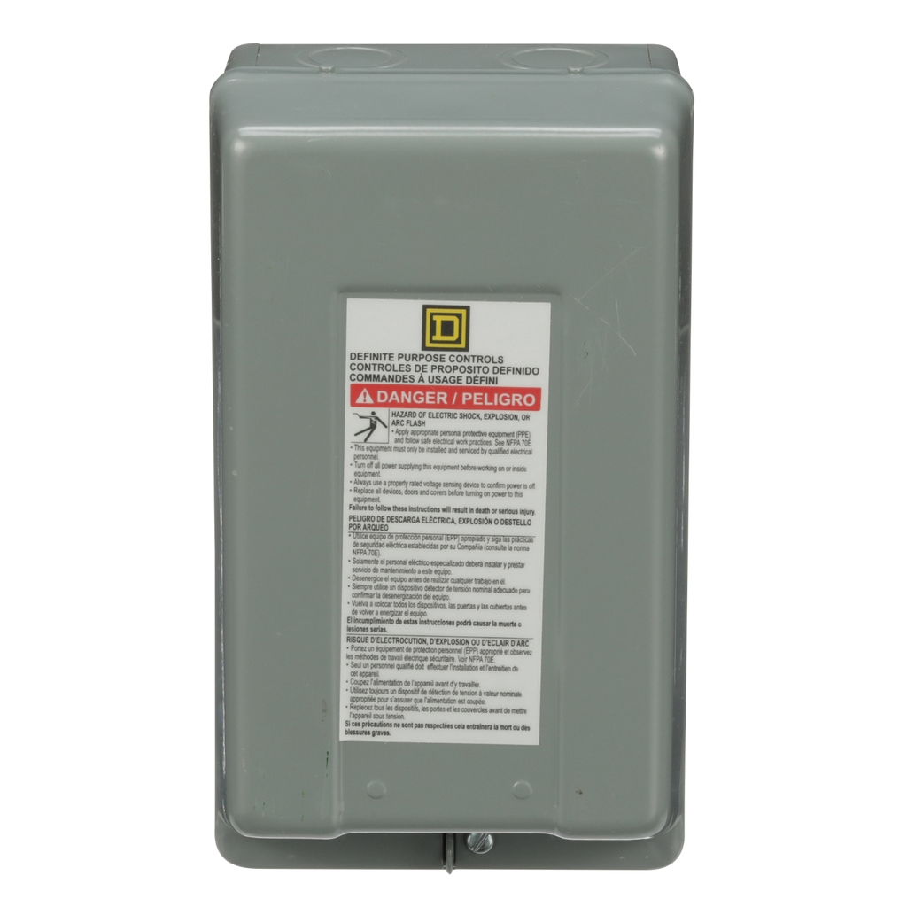 Mayer-DDS-Contactor, Definite Purpose, enclosure, for 8910DP/DPA 20A to 40A contactors, NEMA 1-2