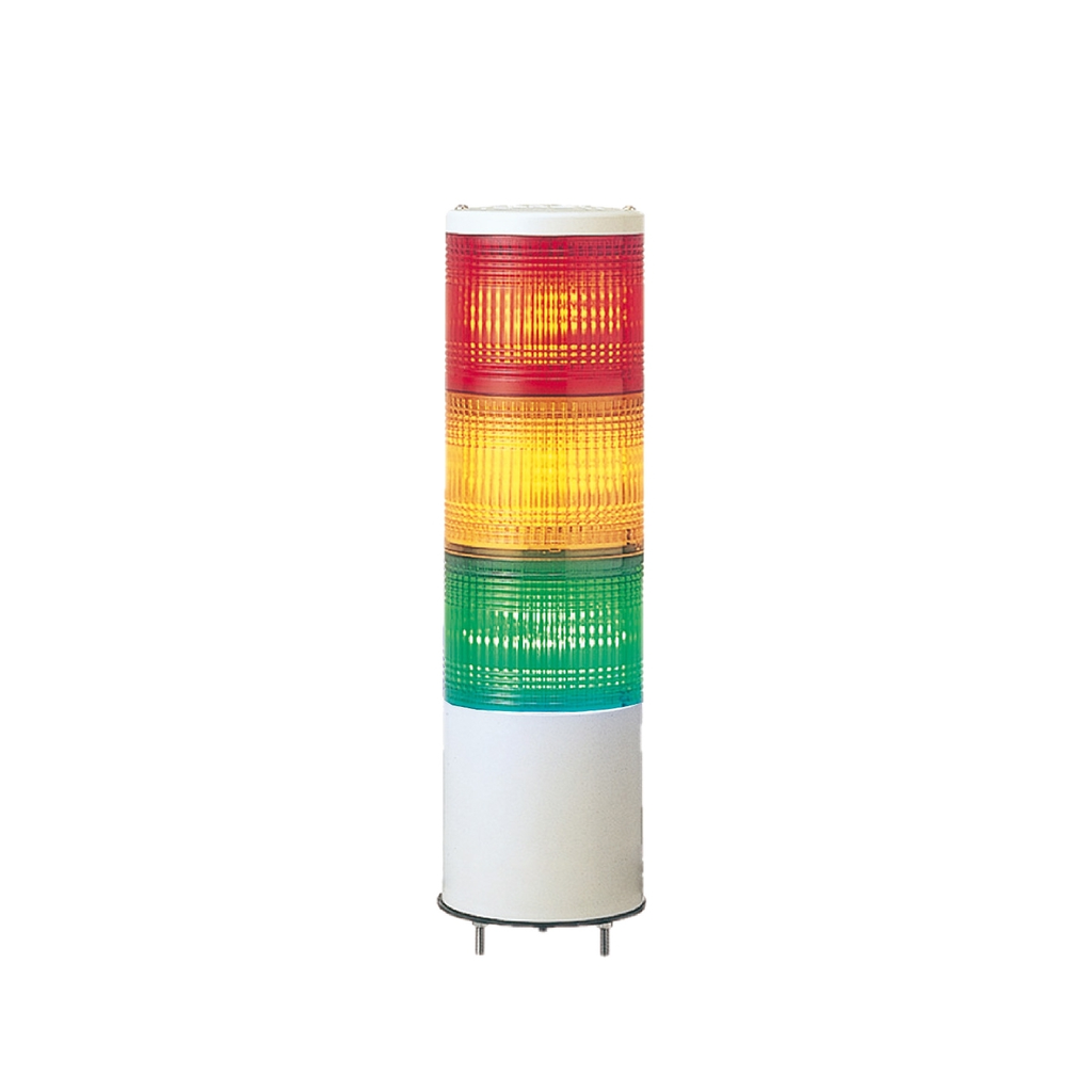 Mayer-DDS-Complete pre wired monolithic tower light, Harmony XVC, plastic, red orange green, 40mm, base mounting, steady, IP23, 24V AC DC-1