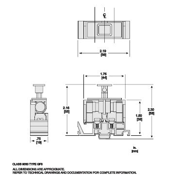 Mayer-DDS-Terminal block, Linergy, sectional fuse holder, natural colored block, 30A, 600V-2