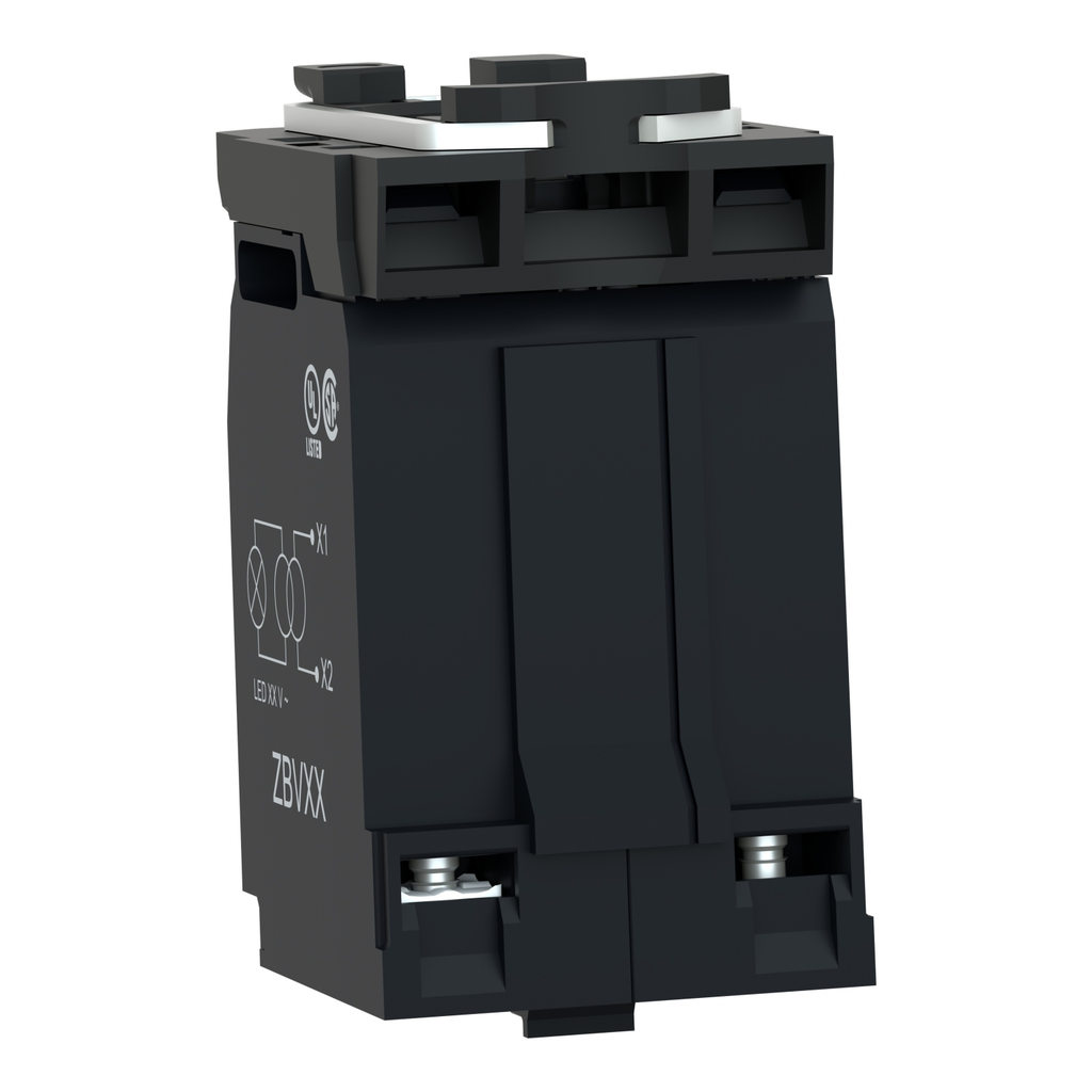 Mayer-DDS-Light block with body fixing collar, Harmony XB5, plastic, with BA9s bulb, 230...240V AC-2