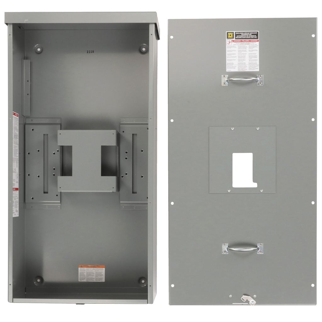 Mayer-DDS-Circuit breaker enclosure, PowerPacT M/P, 300A to 800A, 2 and 3 pole, NEMA 1, surface mount, steel-2