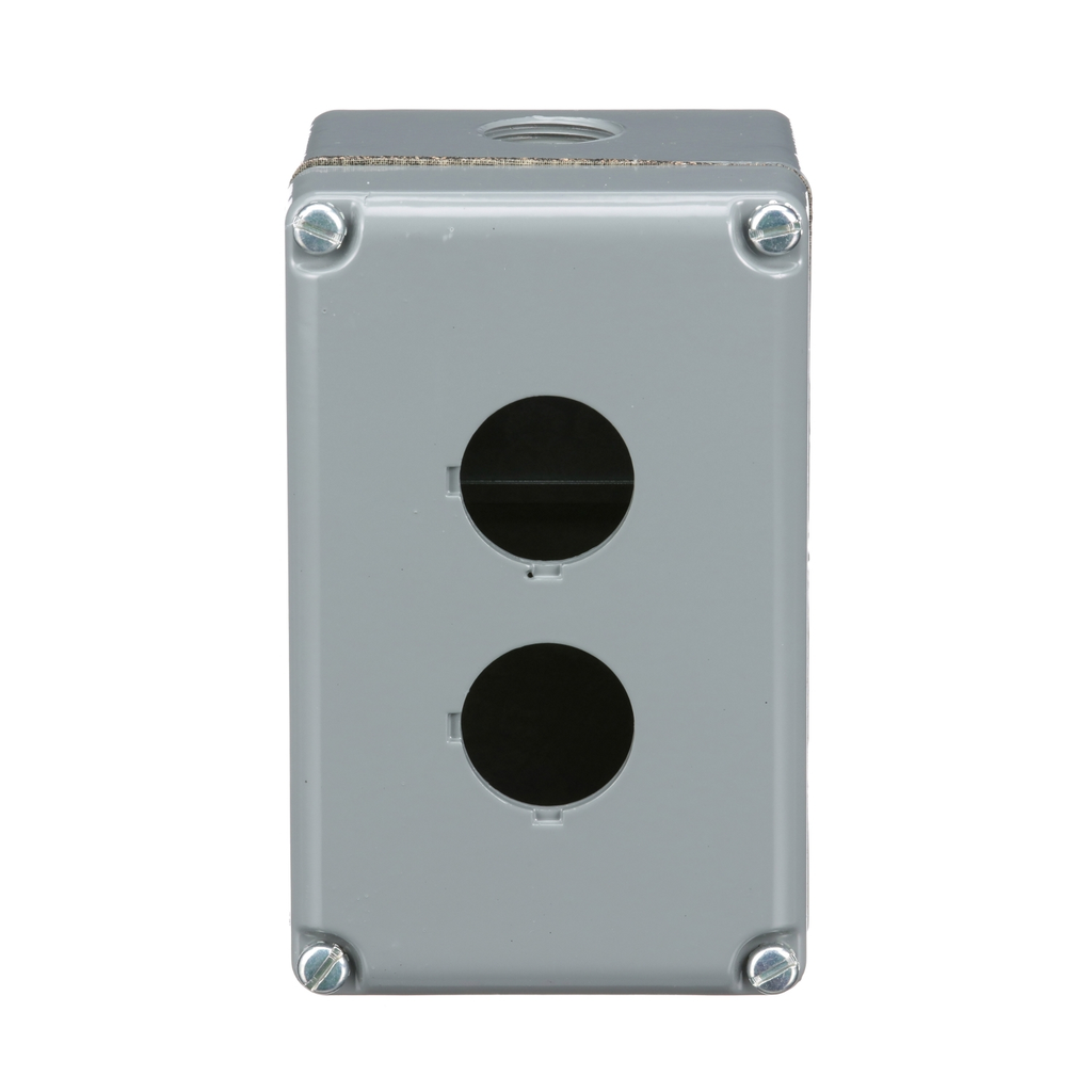 Mayer-DDS-30mm Push Button, Types K or SK, empty push button enclosure, cast aluminium, two 30 mm holes, NEMA 4 and 13-2