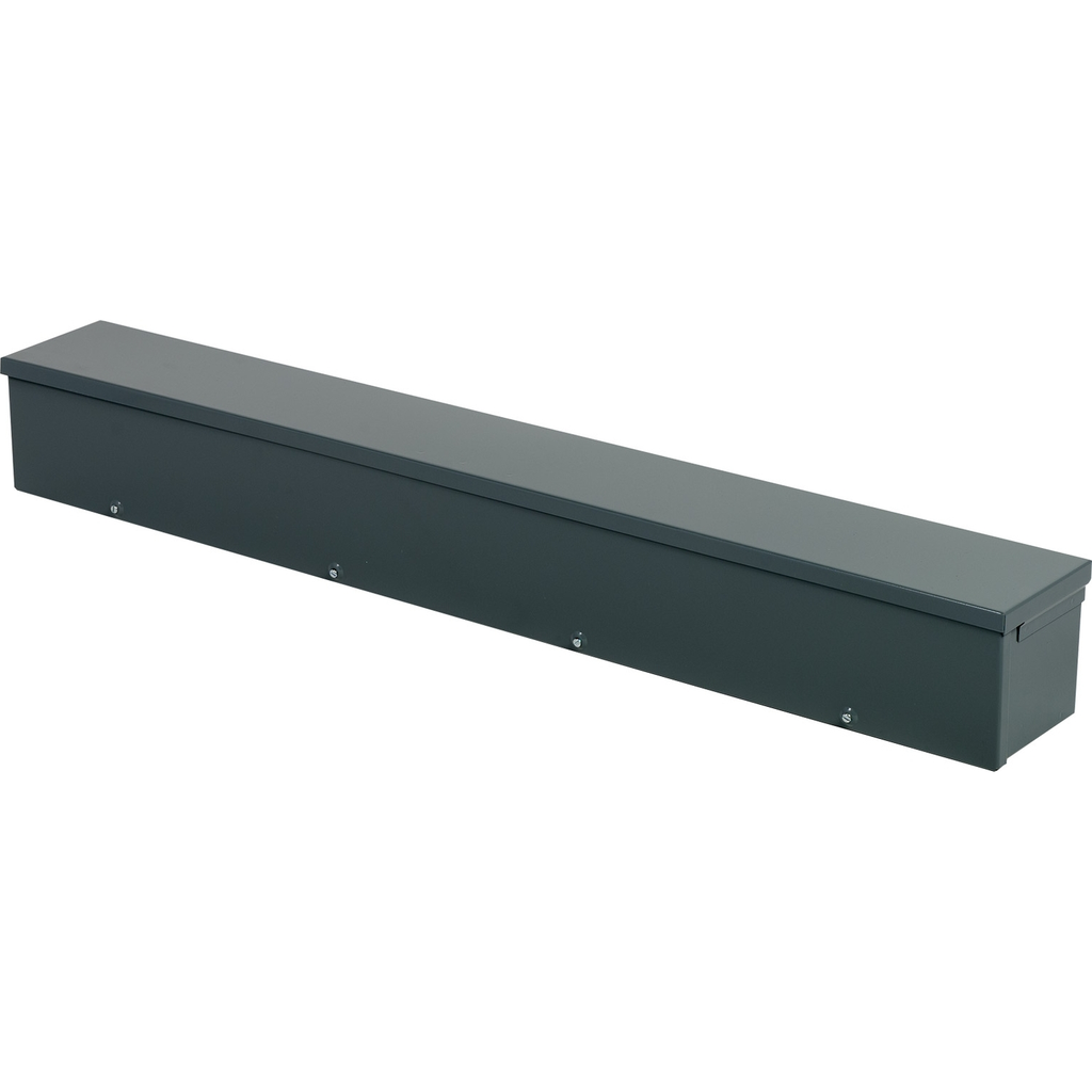 Mayer-DDS-Wireway, Square-Duct, raintight trough, 6 inch by 6 inch, 4 feet long, NEMA 3R-1