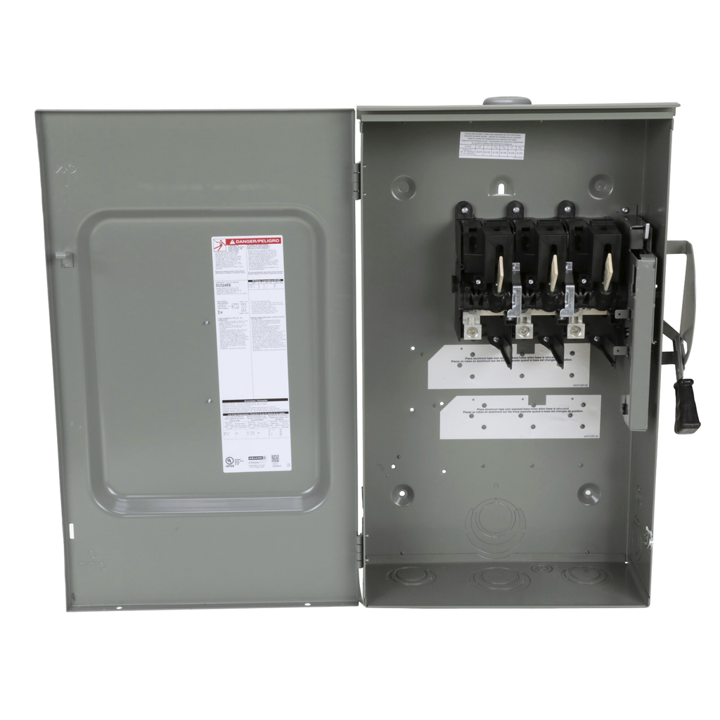 Mayer-DDS-Safety switch, general duty, non fusible, 3 pole, 3 wire, 240VAC, 200A, Type 3R with bolt on hub prov-2