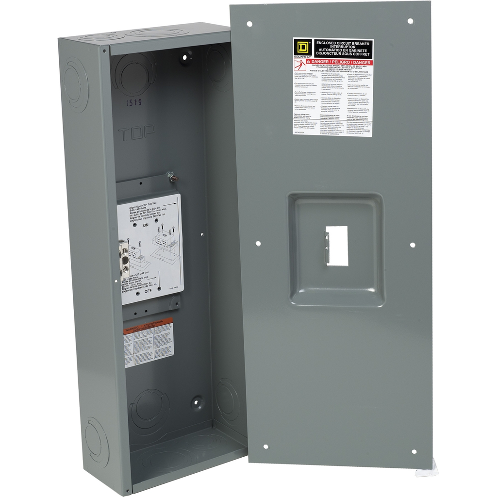 Mayer-DDS-Circuit breaker enclosure, PowerPacT Q, 225A, 2 pole or 3 pole, NEMA 1, flush mount-2