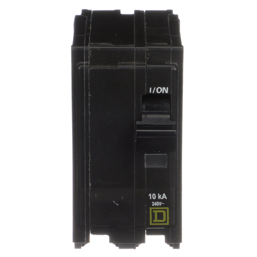 Mayer-DDS-Mini circuit breaker, QO, 15A, 2 pole, 120/240VAC, 10kA, plug in, ring-2
