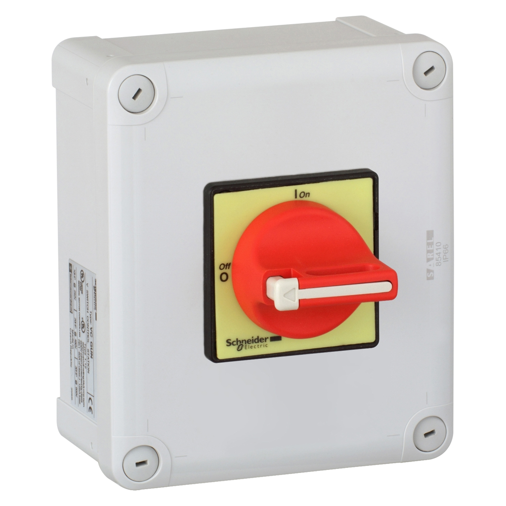 Mayer-DDS-Enclosed switch disconnector,TeSys Control,for ON/emergency stop,20A,conforming UL/CSA standard-1