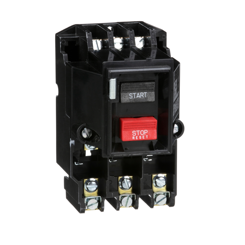 Mayer-DDS-Manual starter, integral horsepower, NEMA M1, 600VAC, 3 pole, 10HP at 380/575VAC, 3 phase, no indicator, open-2