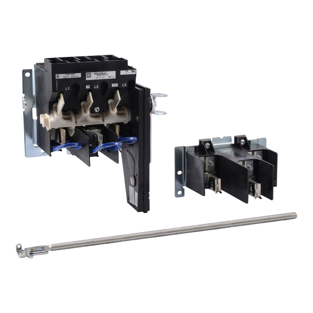 Mayer-DDS-Operating mechanism, flange mounted, variable depth, 100A, 600V, no fuse, cable operated switch mechanism-1