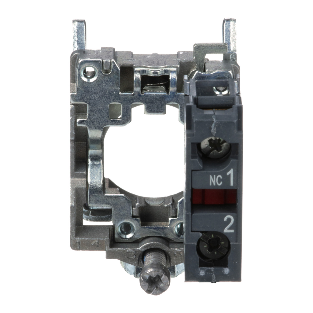 Mayer-DDS-Harmony, 22mm Push Button, XB4B operators, contact block, with mounting collar, 1 NC, screw clamp terminal-2