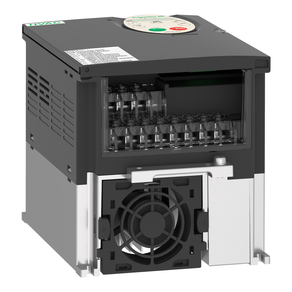 Mayer-DDS-variable speed drive, Altivar 212, 4kW, 5hp, 480V, 3 phases, with EMC, IP21-2